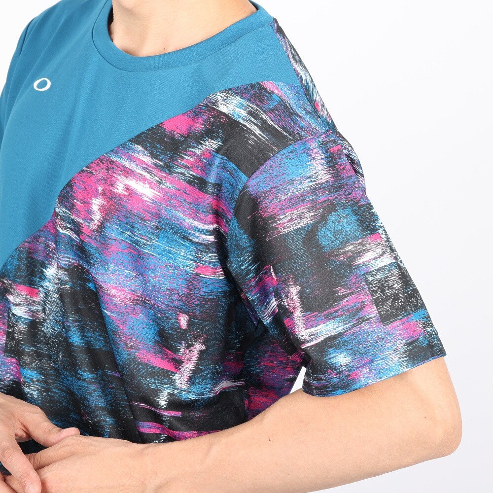 オークリー（OAKLEY）（メンズ）テニスウェア SLANT GRAPHIC 半袖Tシャツ FOA405833-968