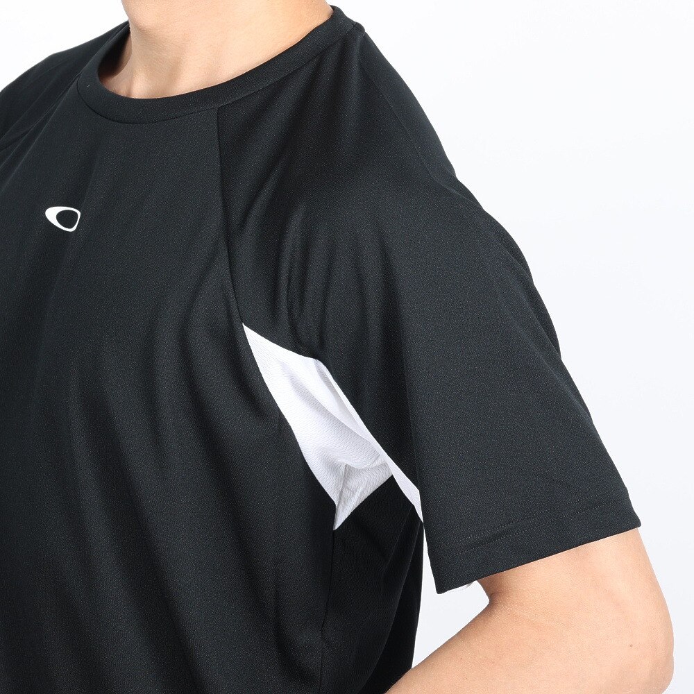 オークリー（OAKLEY）（メンズ）テニスウェア SLANT BLOCKING 半袖Tシャツ FOA405834-02E