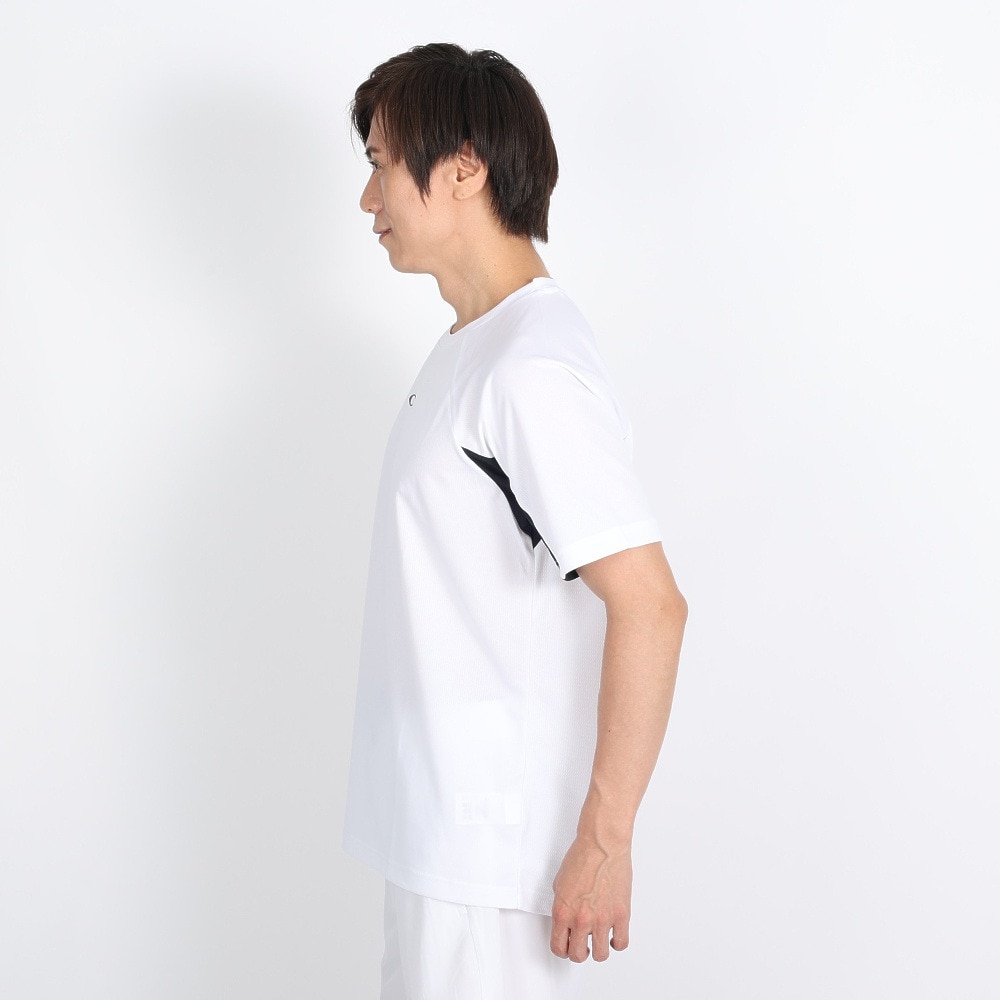 オークリー（OAKLEY）（メンズ）テニスウェア SLANT BLOCKING 半袖Tシャツ FOA405834-100