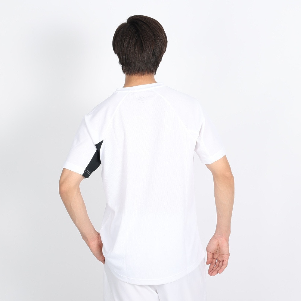 オークリー（OAKLEY）（メンズ）テニスウェア SLANT BLOCKING 半袖Tシャツ FOA405834-100