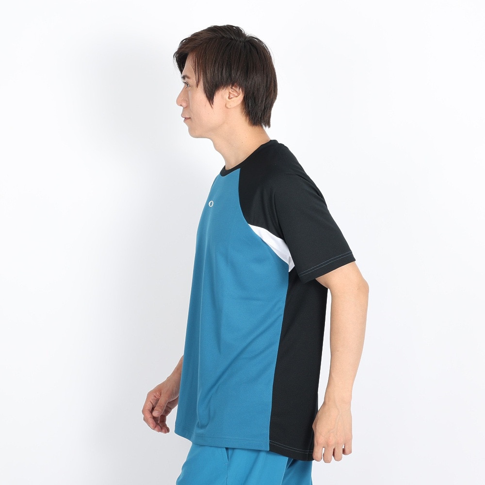 オークリー（OAKLEY）（メンズ）テニスウェア SLANT BLOCKING 半袖Tシャツ FOA405834-61D