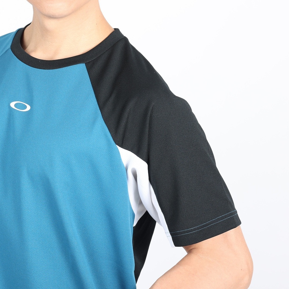 オークリー（OAKLEY）（メンズ）テニスウェア SLANT BLOCKING 半袖Tシャツ FOA405834-61D