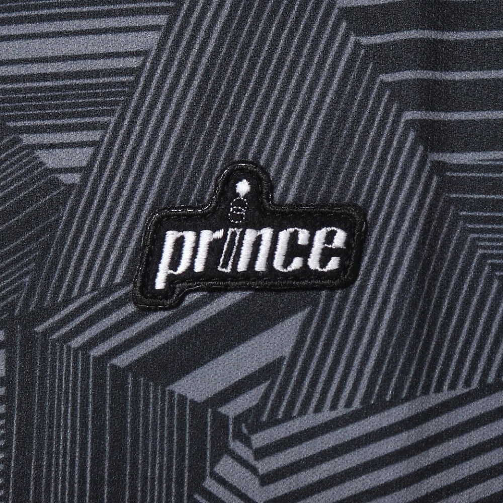 プリンス（PRINCE）（メンズ）テニスウェア ゲームシャツ MF3025 165 BLK 速乾