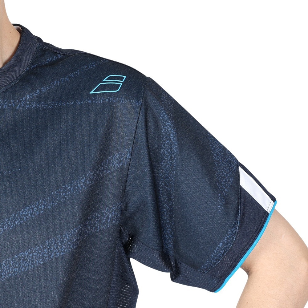 バボラ（BABOLAT）（メンズ）テニスウェア PURE ショートスリーブ シャツ BUG4303 NV00
