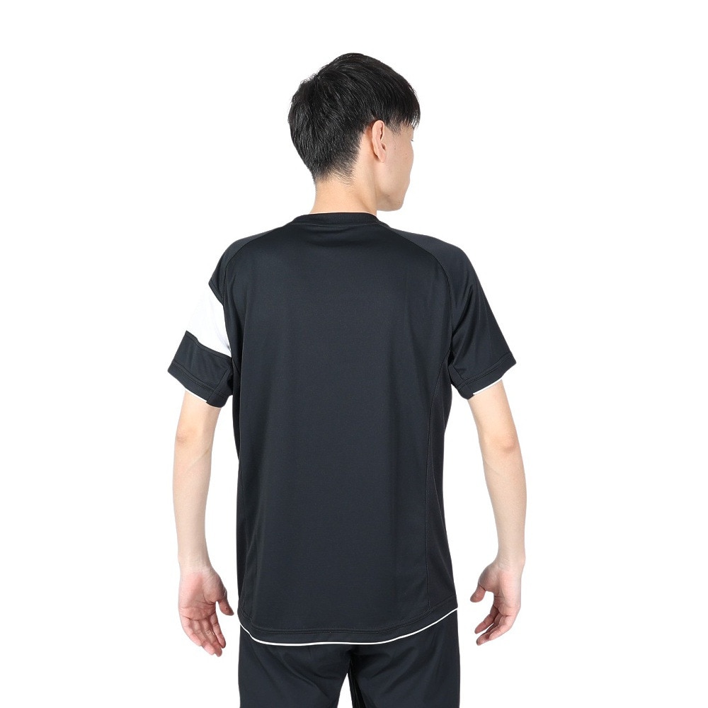 バボラ（BABOLAT）（メンズ）テニスウェア クラブ ショートスリーブ シャツ BUG4311C BK00