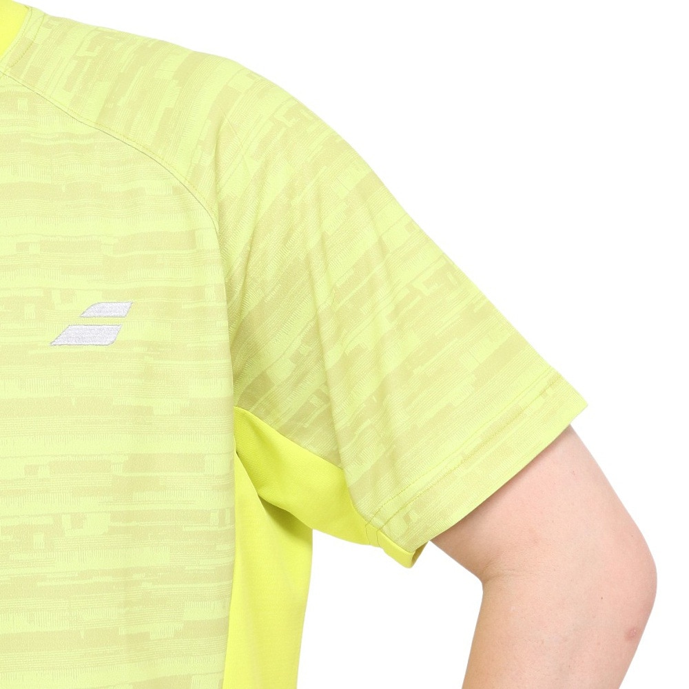 バボラ（BABOLAT）（メンズ）テニスウェア クラブ ショートスリーブ シャツ BUG4312C YL00