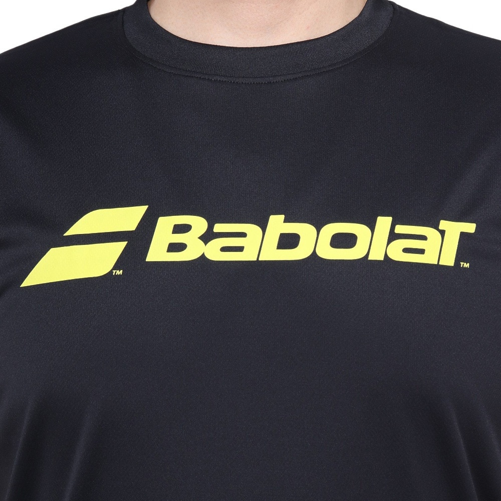 バボラ（BABOLAT）（メンズ）テニスウェア クラブ ショートスリーブ シャツ BUP4511C BK00
