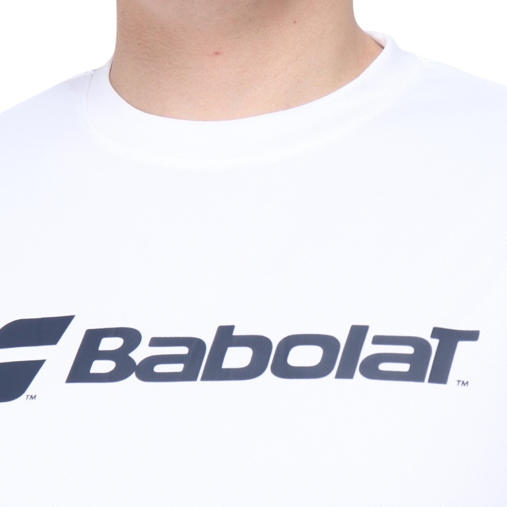 バボラ（BABOLAT）（メンズ）テニスウェア クラブ ショートスリーブ シャツ BUP4511C WH00