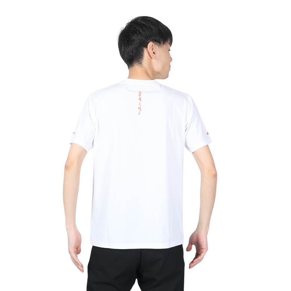 バボラ（BABOLAT）（メンズ、レディース、キッズ）テニスウェア PS TOP ショートスリーブ シャツ BUP4515C WH00