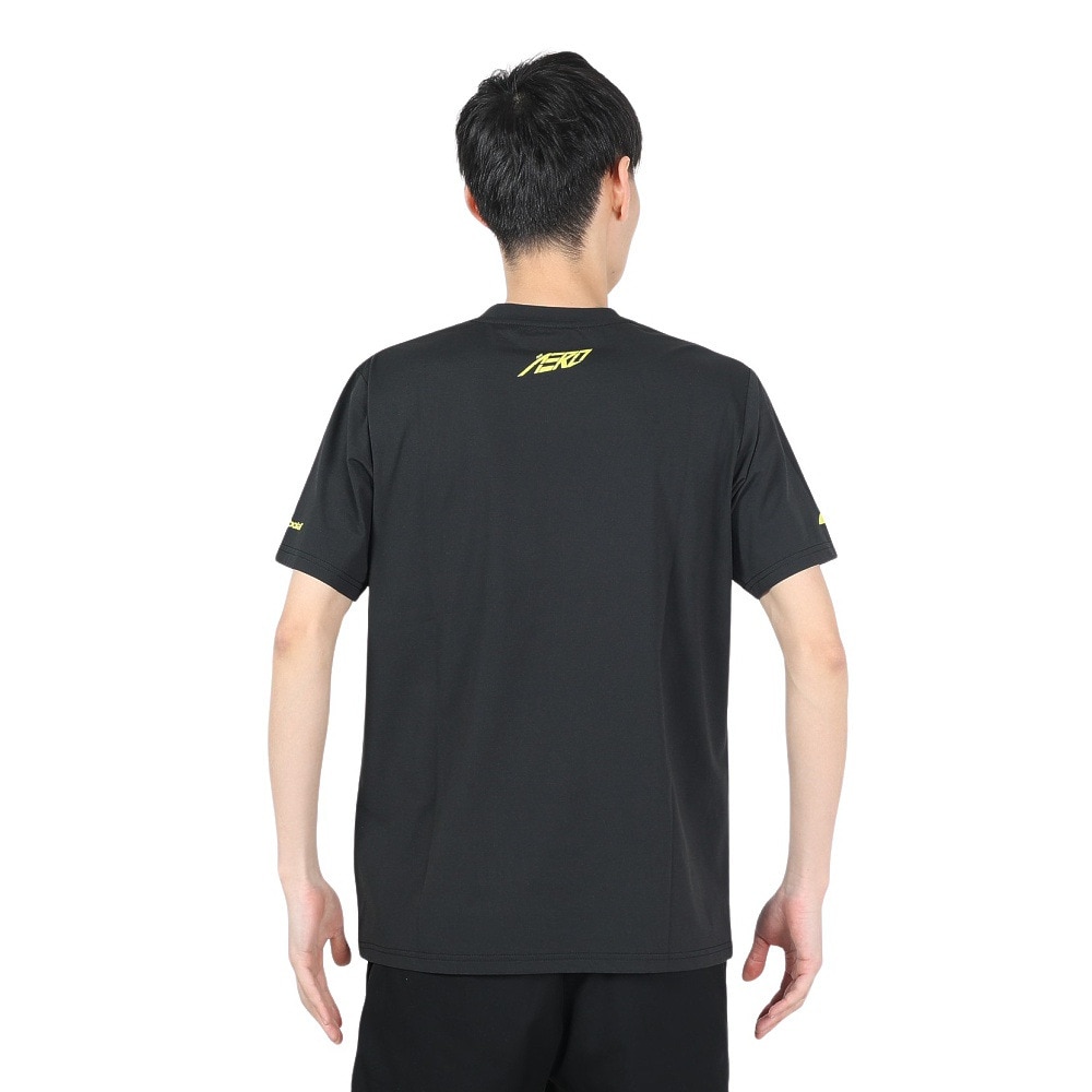 バボラ（BABOLAT）（メンズ、レディース、キッズ）テニスウェア PA TOP ショートスリーブ シャツ BUP4517C BK00