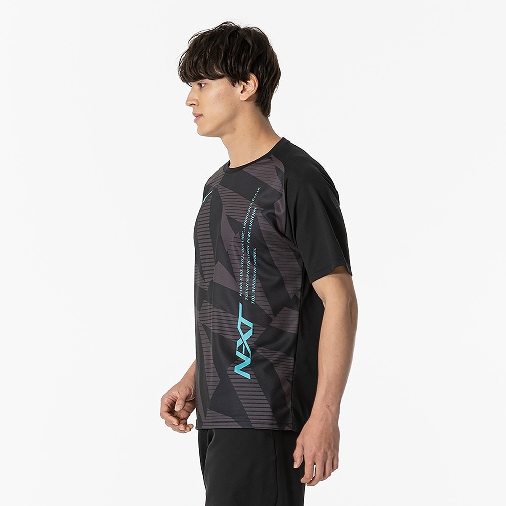 ミズノ（MIZUNO）（メンズ、レディース）テニスウェア 半袖 プラクティスシャツ 62JAB01209