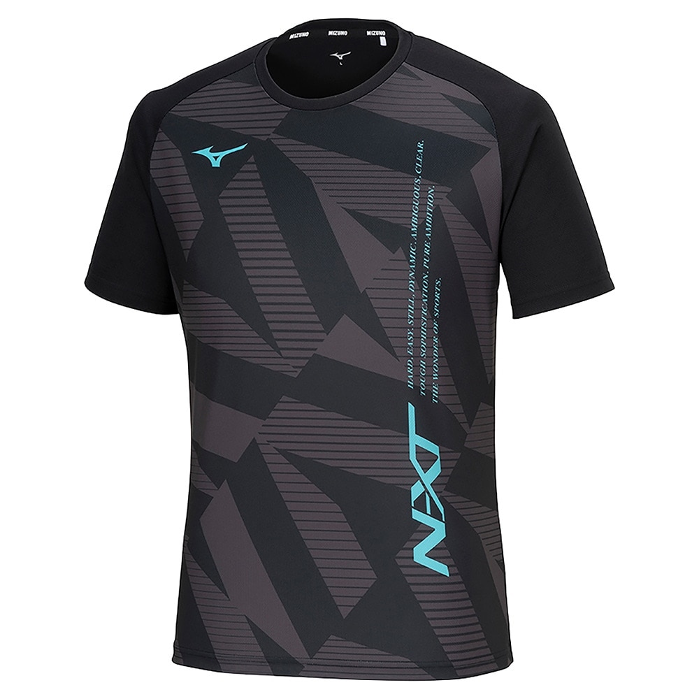 ミズノ（MIZUNO）（メンズ、レディース）テニスウェア 半袖 プラクティスシャツ 62JAB01209