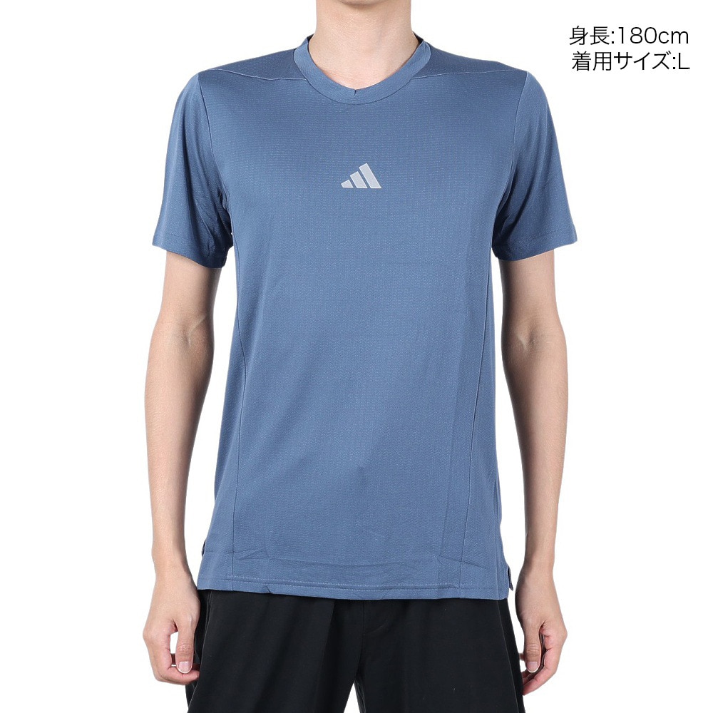 アディダス（adidas）（メンズ）テニスウェア HIIT D4T HR Tシャツ IHP82-IS3741