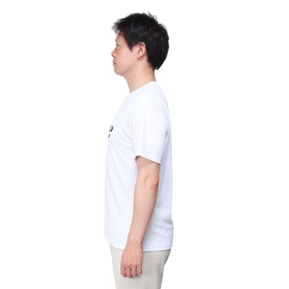 プリンス（PRINCE）（メンズ、レディース）テニスウェア Tシャツ MA3001 146 WHT
