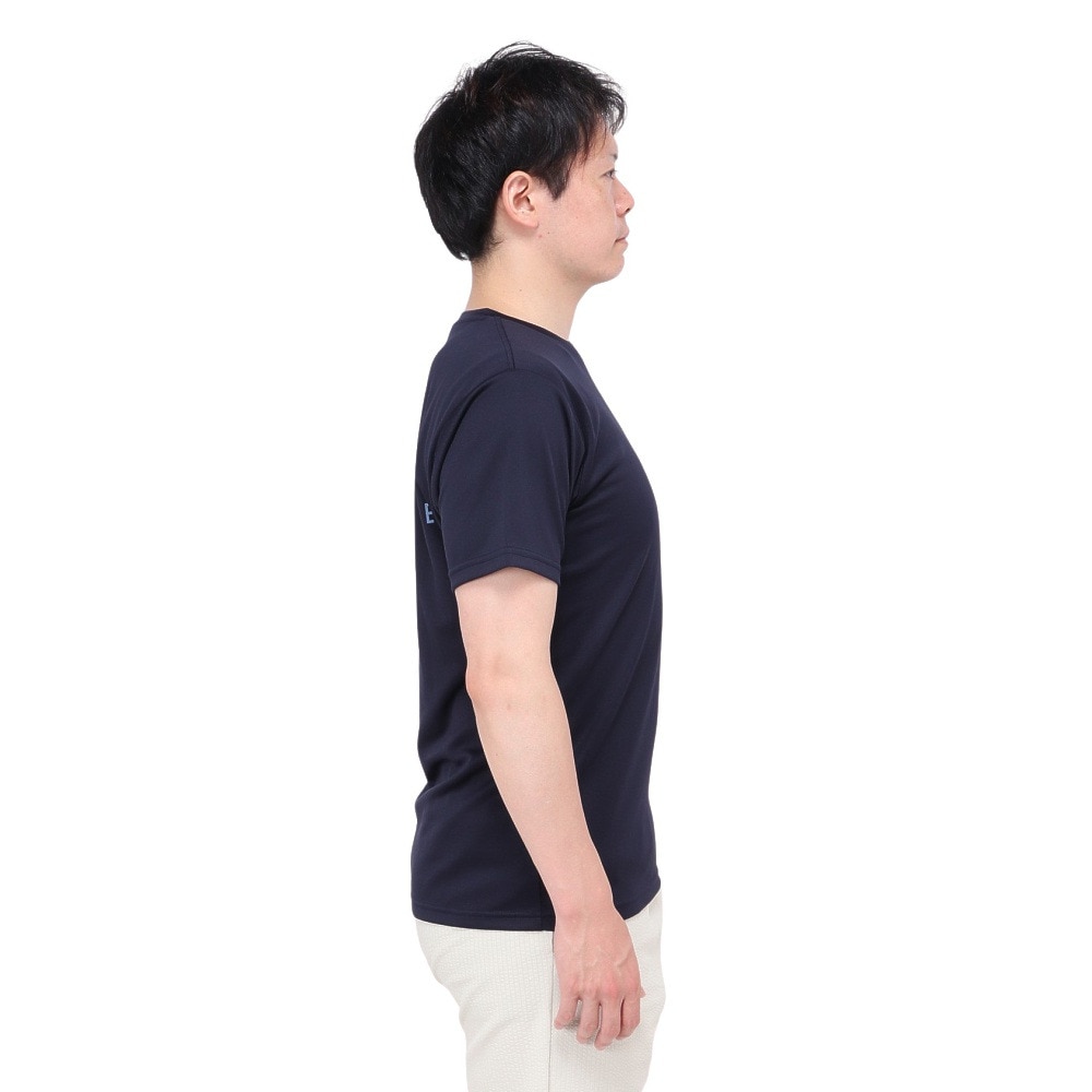 プリンス（PRINCE）（メンズ、レディース）テニスウェア Tシャツ MS4002 127 NVY