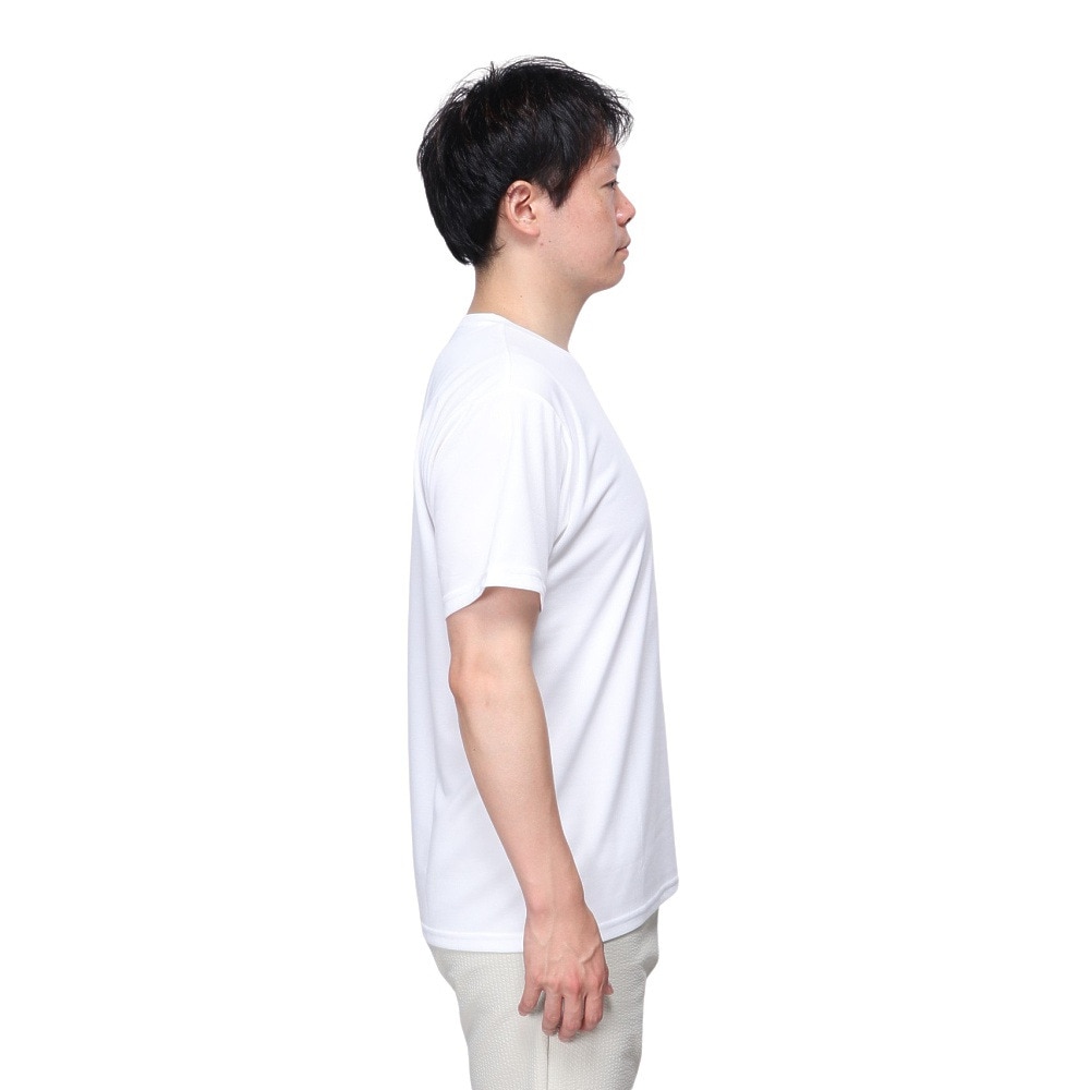プリンス（PRINCE）（メンズ、レディース）テニスウェア Tシャツ MS4002 146 WHT