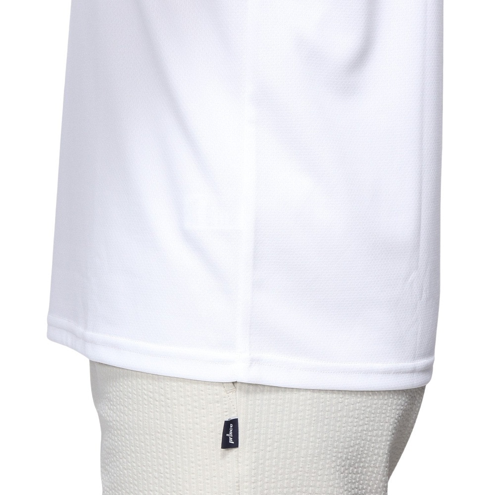 プリンス（PRINCE）（メンズ、レディース）テニスウェア Tシャツ MS4002 146 WHT