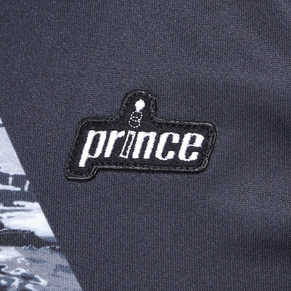 プリンス（PRINCE）（メンズ、レディース）テニスウェア ゲームシャツ MS4006 165 BLK