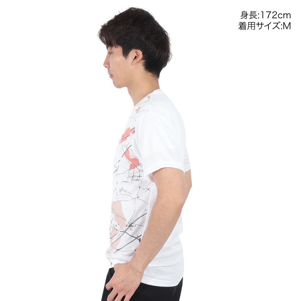 プリンス（PRINCE）（メンズ、レディース）テニスウェア Tシャツ MS4010 146 WHT