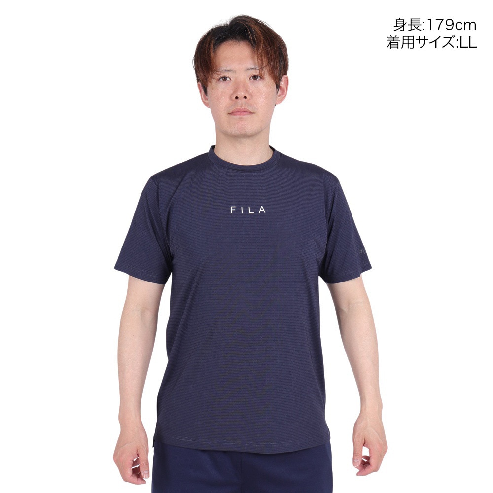 フィラ（FILA）（メンズ）テニスウェア 半袖Tシャツ FM6719-20 冷感 速乾