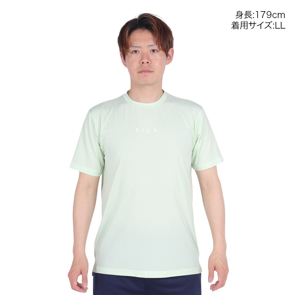 フィラ（FILA）（メンズ）テニスウェア 半袖Tシャツ FM6719-38 冷感 速乾