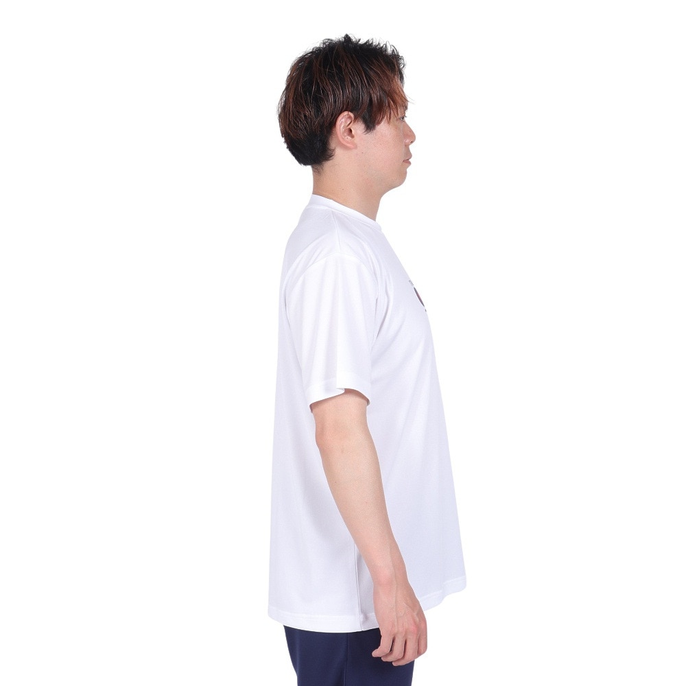 フィラ（FILA）（メンズ）テニスウェア プリント半袖Tシャツ FM6721-01 速乾
