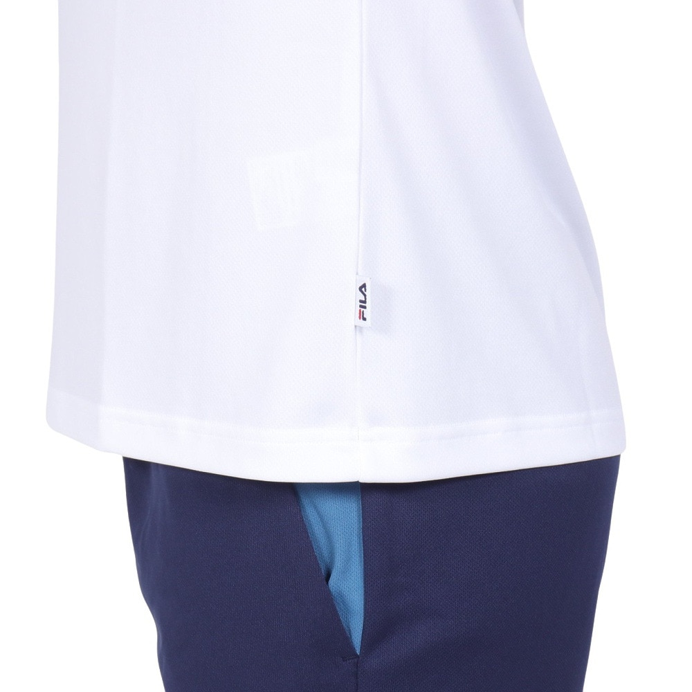フィラ（FILA）（メンズ）テニスウェア プリント半袖Tシャツ FM6721-01 速乾