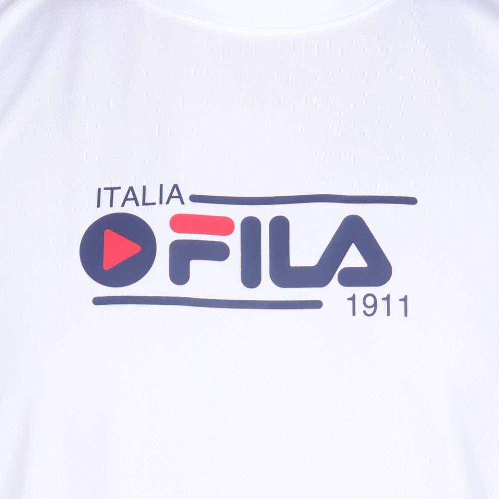 フィラ（FILA）（メンズ）テニスウェア プリント半袖Tシャツ FM6721-01 速乾