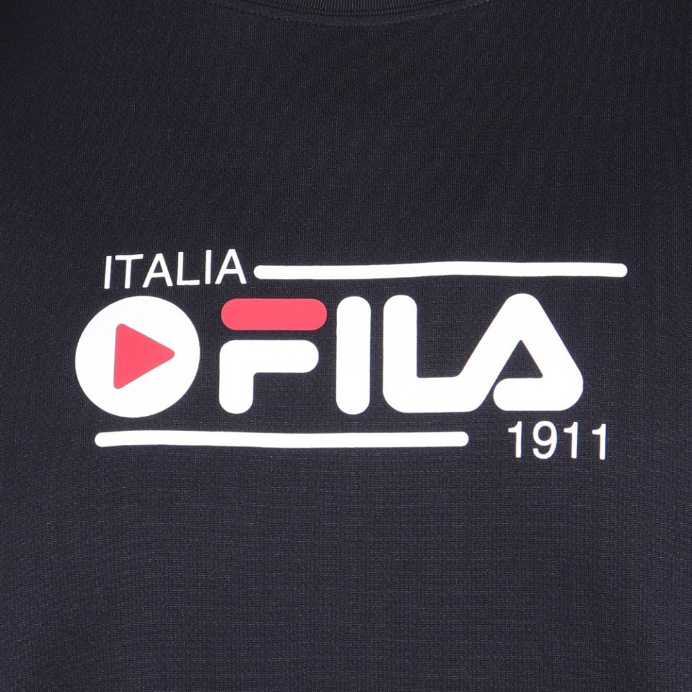 フィラ（FILA）（メンズ）テニスウェア プリント半袖Tシャツ FM6721-08 速乾