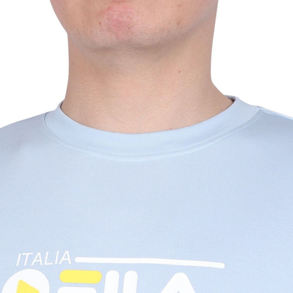 フィラ（FILA）（メンズ）テニスウェア プリント半袖Tシャツ FM6721-10 速乾