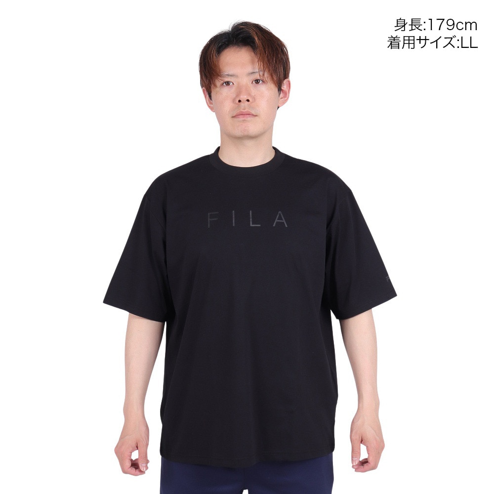 フィラ（FILA）（メンズ）テニスウェア リラックス半袖Tシャツ FM6713-20 冷感 速乾
