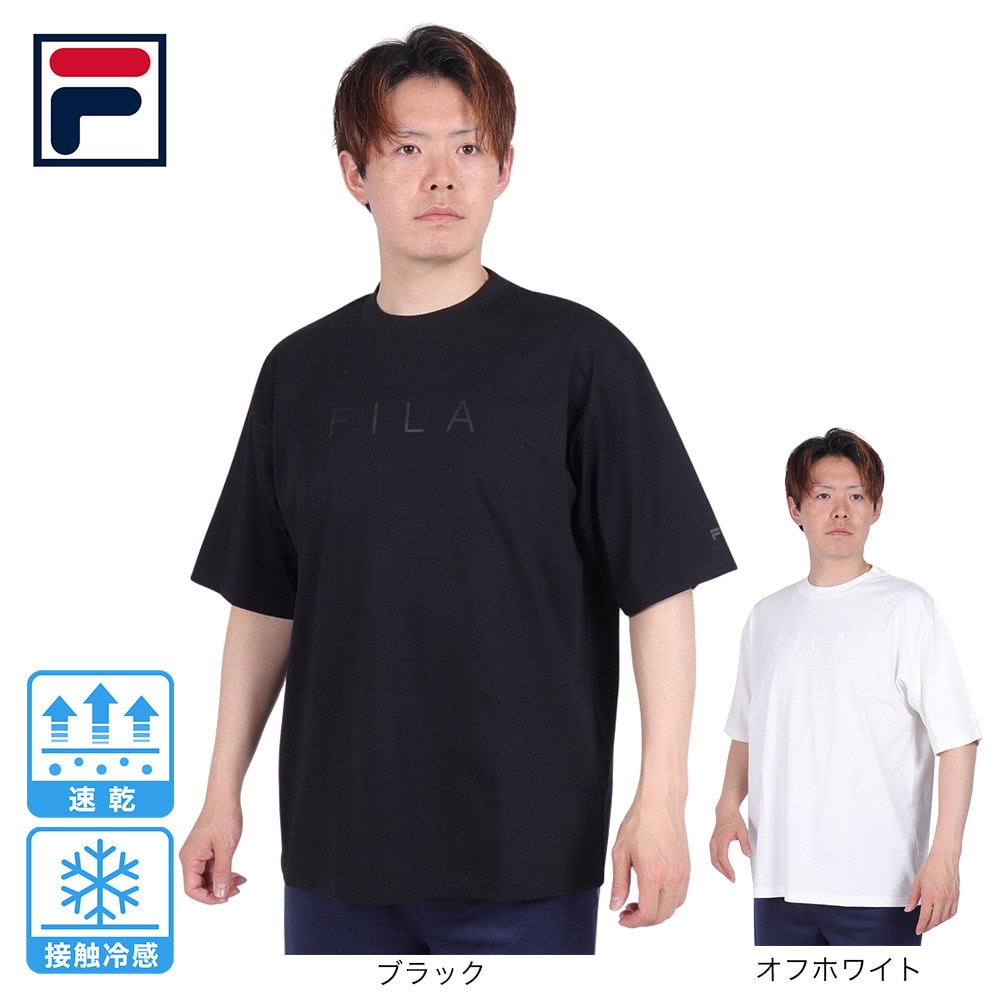 フィラ（FILA）（メンズ）テニスウェア リラックス半袖Tシャツ FM6713-20 冷感 速乾