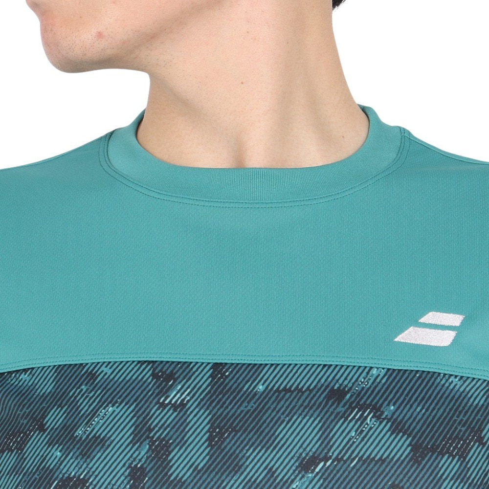 バボラ（BABOLAT）（メンズ）テニスウェア PURE ショートスリーブシャツ 半袖 BUP4555-GR00