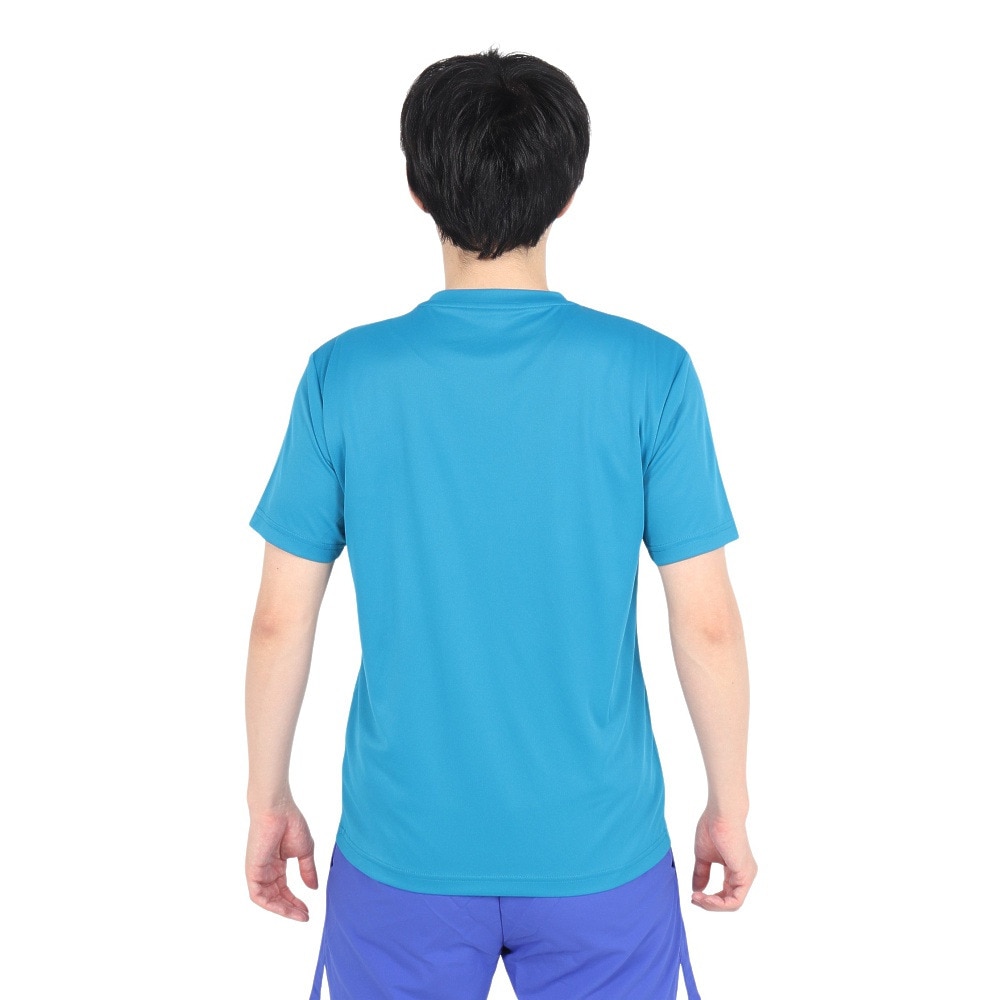 フィラ（FILA）（メンズ）テニスウェア 胸切替ライン バックホールメッシュ ゲームシャツ VM5702-12A