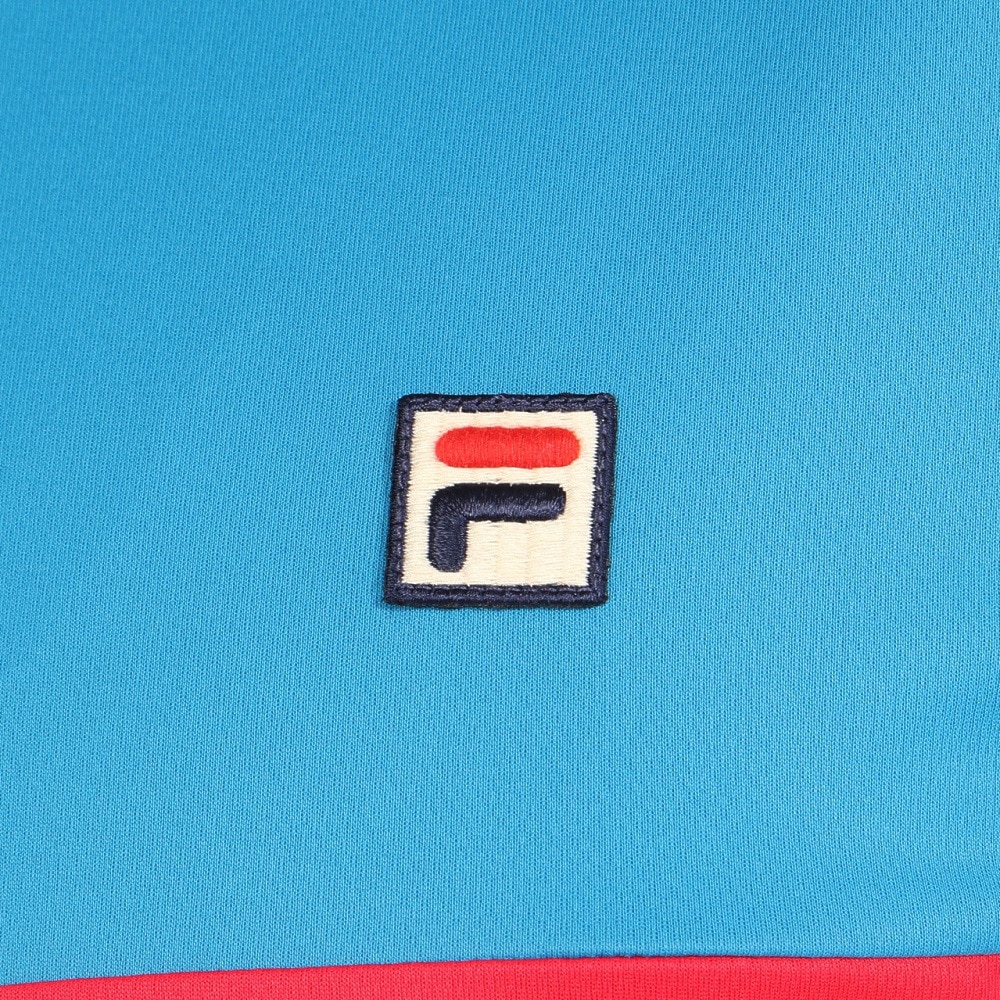 フィラ（FILA）（メンズ）テニスウェア 胸切替ライン バックホールメッシュ ゲームシャツ VM5702-12A