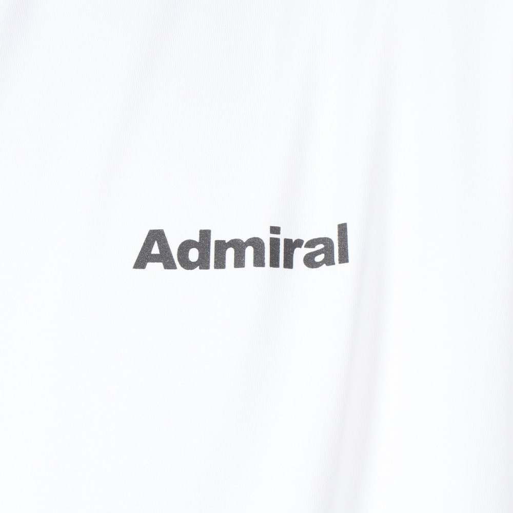 アドミラル（Admiral）（メンズ）テニスウェア サイドストレートライン Tシャツ ATMA420-WHT