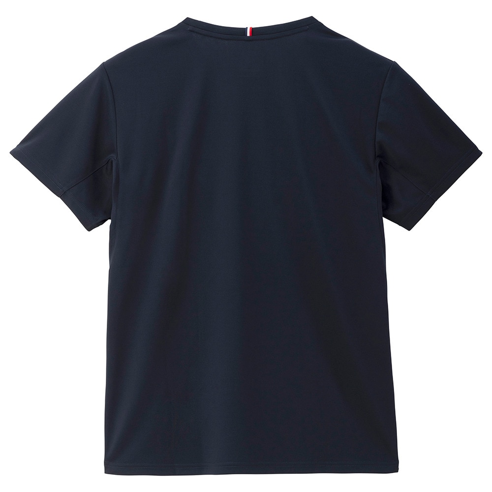 ルコックスポルティフ（lecoqsportif）（メンズ）テニスウェア トリコロールプリントゲームシャツ LN4FHT90M NV00