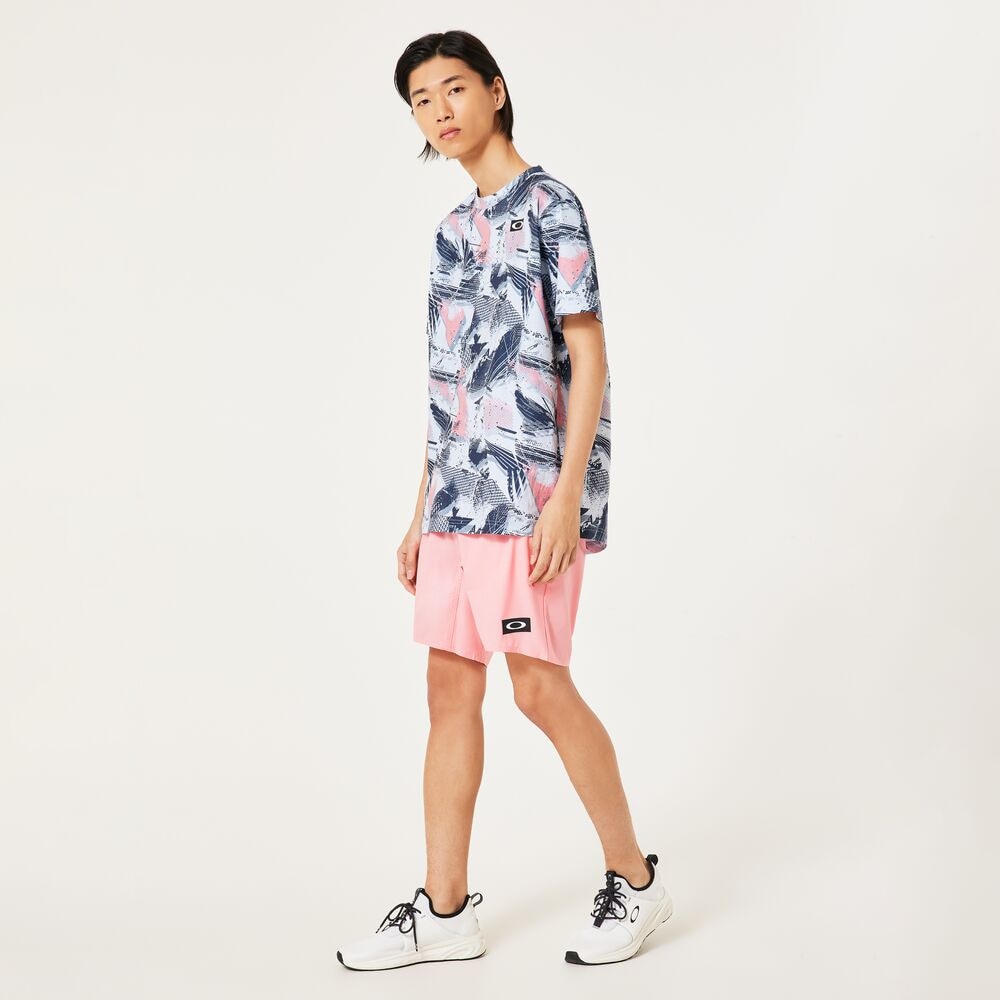 オークリー（OAKLEY）（メンズ）【新商品】テニスウェア SLANT GRAPHIC 半袖Tシャツ FOA407743-81J
