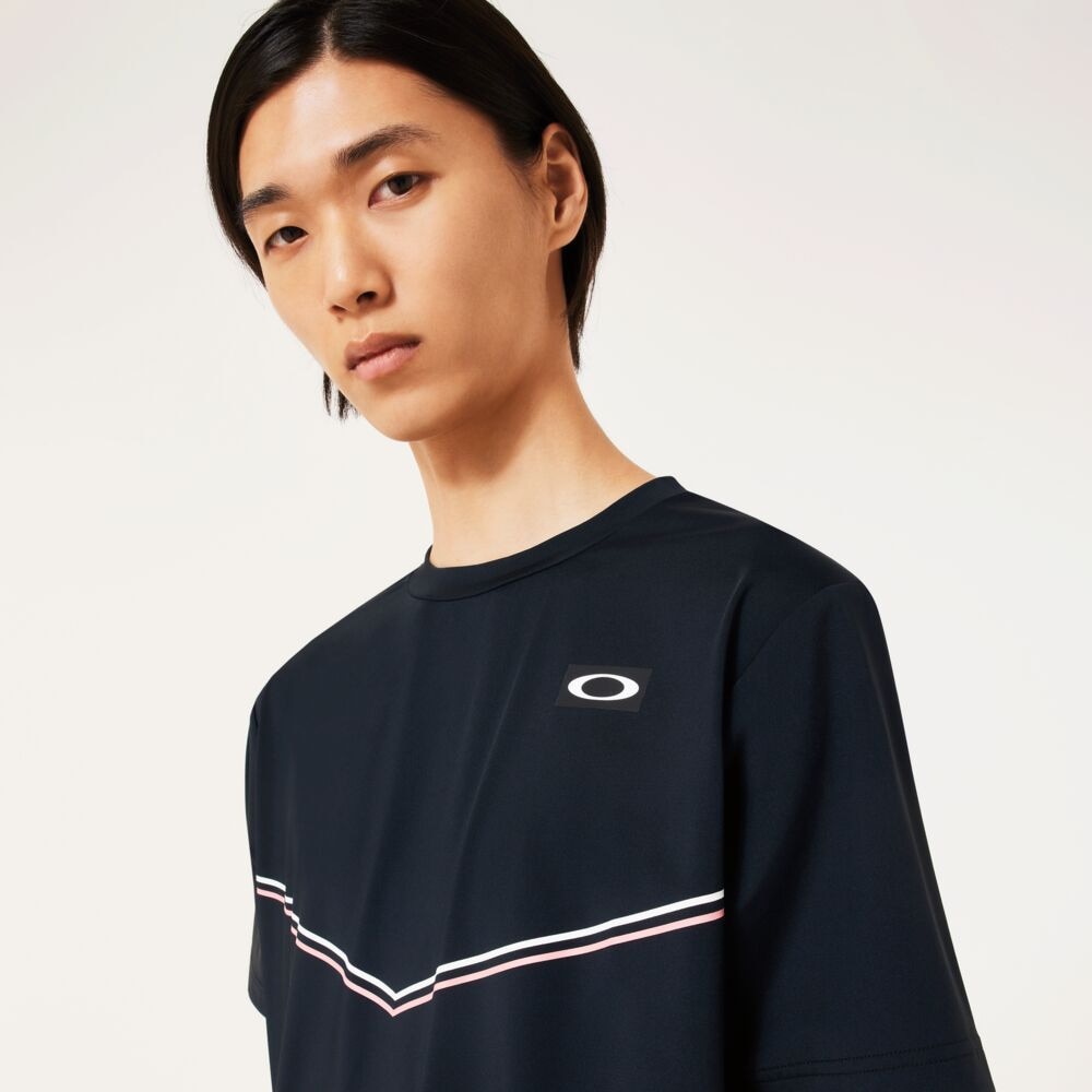 オークリー（OAKLEY）（メンズ）【新商品】テニスウェア SLANT T COLD 半袖Tシャツ FOA407744-02E