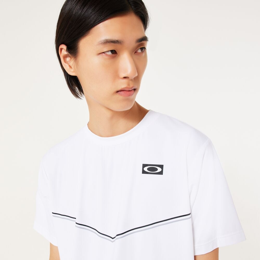 オークリー（OAKLEY）（メンズ）【新商品】テニスウェア SLANT T COLD 半袖Tシャツ FOA407744-100