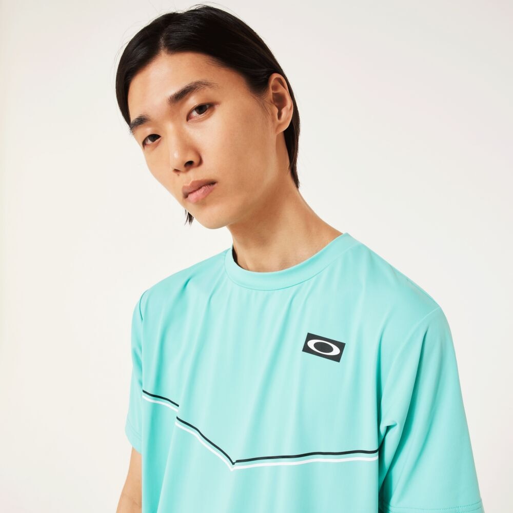 オークリー（OAKLEY）（メンズ）【新商品】テニスウェア SLANT T COLD 半袖Tシャツ FOA407744-78K