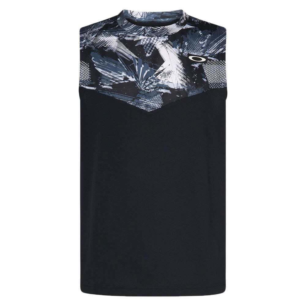 オークリー（OAKLEY）（メンズ）【新商品】テニスウェア SLANT BLCKG ノースリーブTシャツ FOA407749-00G