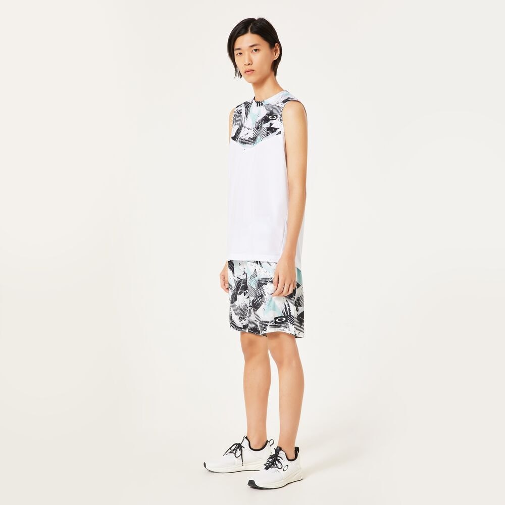 オークリー（OAKLEY）（メンズ）【新商品】テニスウェア SLANT BLCKG ノースリーブTシャツ FOA407749-186