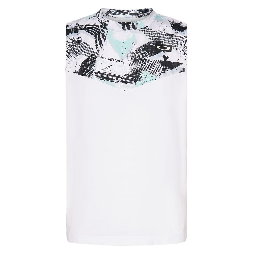 オークリー（OAKLEY）（メンズ）【新商品】テニスウェア SLANT BLCKG ノースリーブTシャツ FOA407749-186