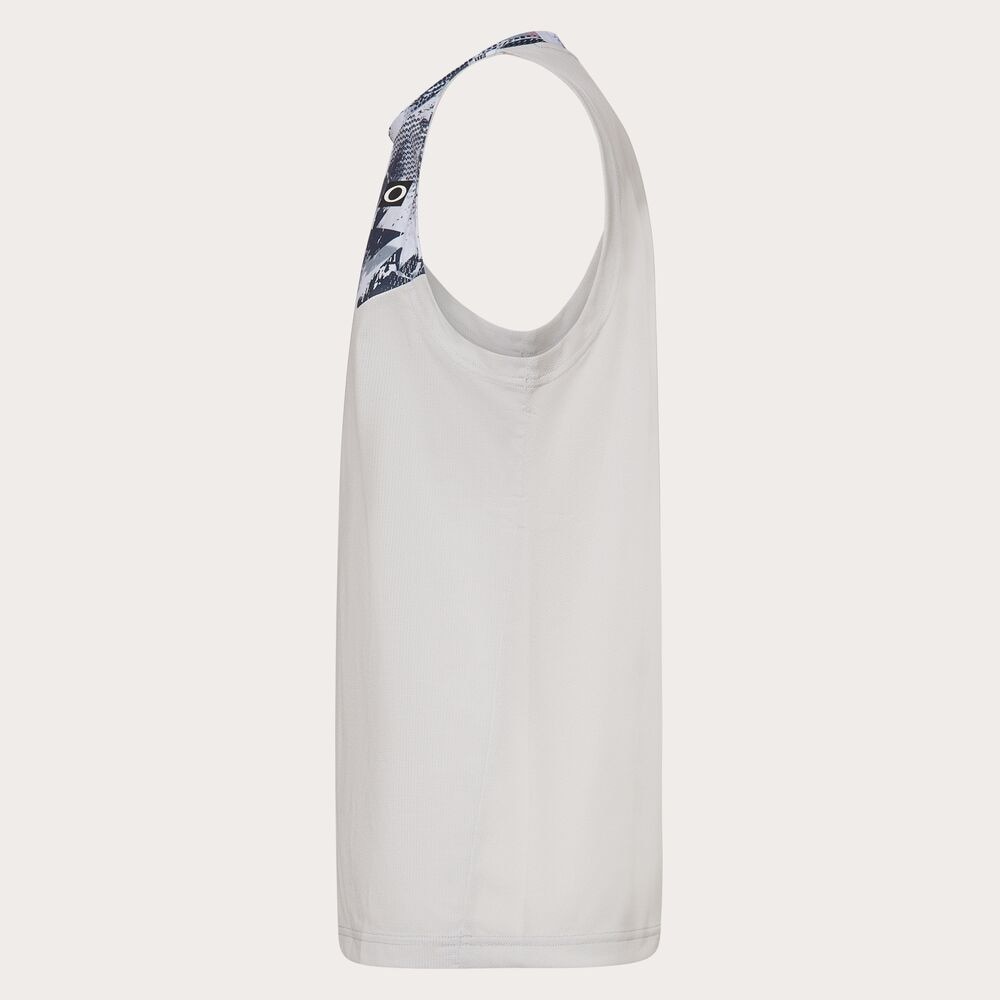 オークリー（OAKLEY）（メンズ）【新商品】テニスウェア SLANT BLCKG ノースリーブTシャツ  FOA407749-81J