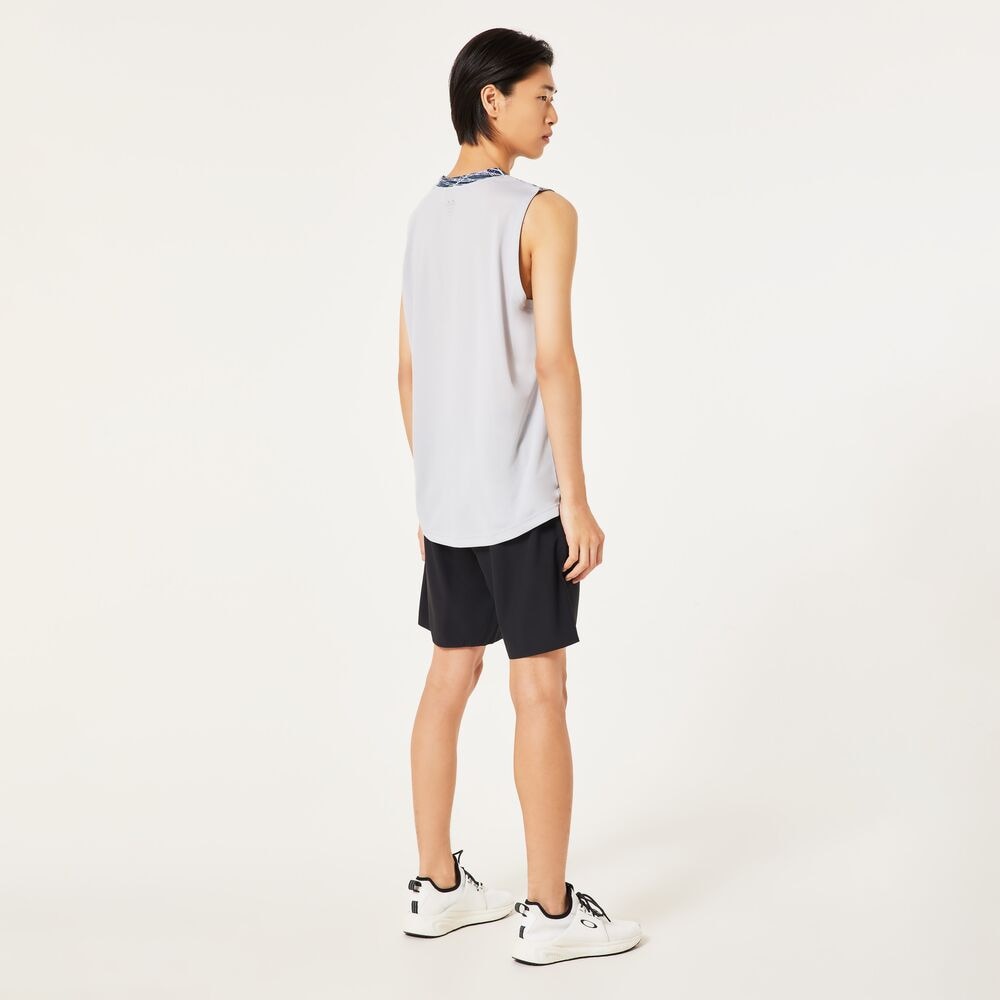 オークリー（OAKLEY）（メンズ）【新商品】テニスウェア SLANT BLCKG ノースリーブTシャツ  FOA407749-81J
