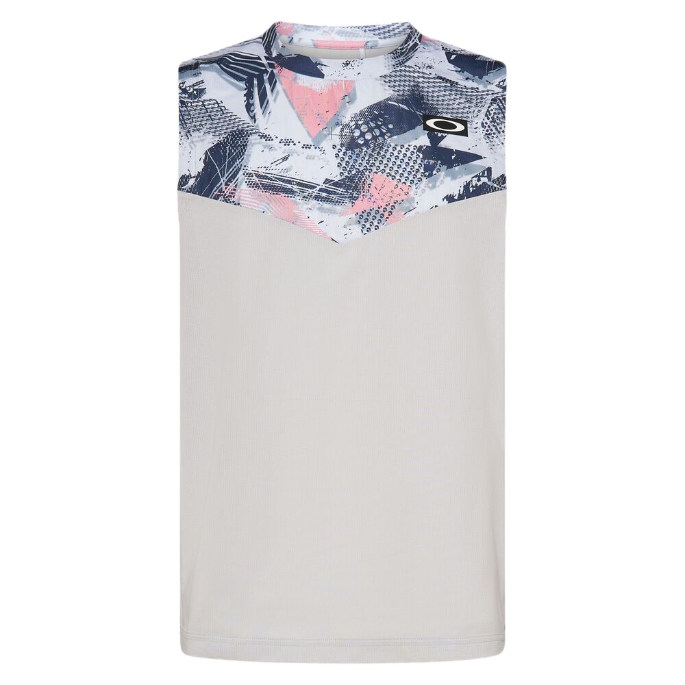 オークリー（OAKLEY）（メンズ）【新商品】テニスウェア SLANT BLCKG ノースリーブTシャツ  FOA407749-81J