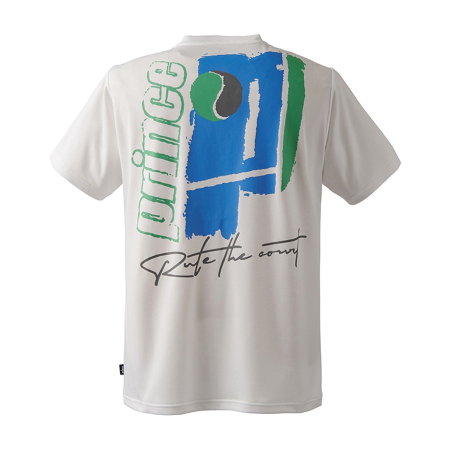 プリンス（PRINCE）（メンズ）【新商品】テニスウェア 半袖Tシャツ 吸水速乾・UPF50 MS5010 146 WHT