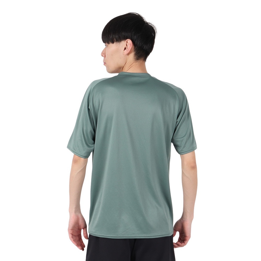 ニューバランス（new balance）（メンズ）テニスウェア Black Out Fun & Play Edition 半袖Tシャツ AMT55211DKJ