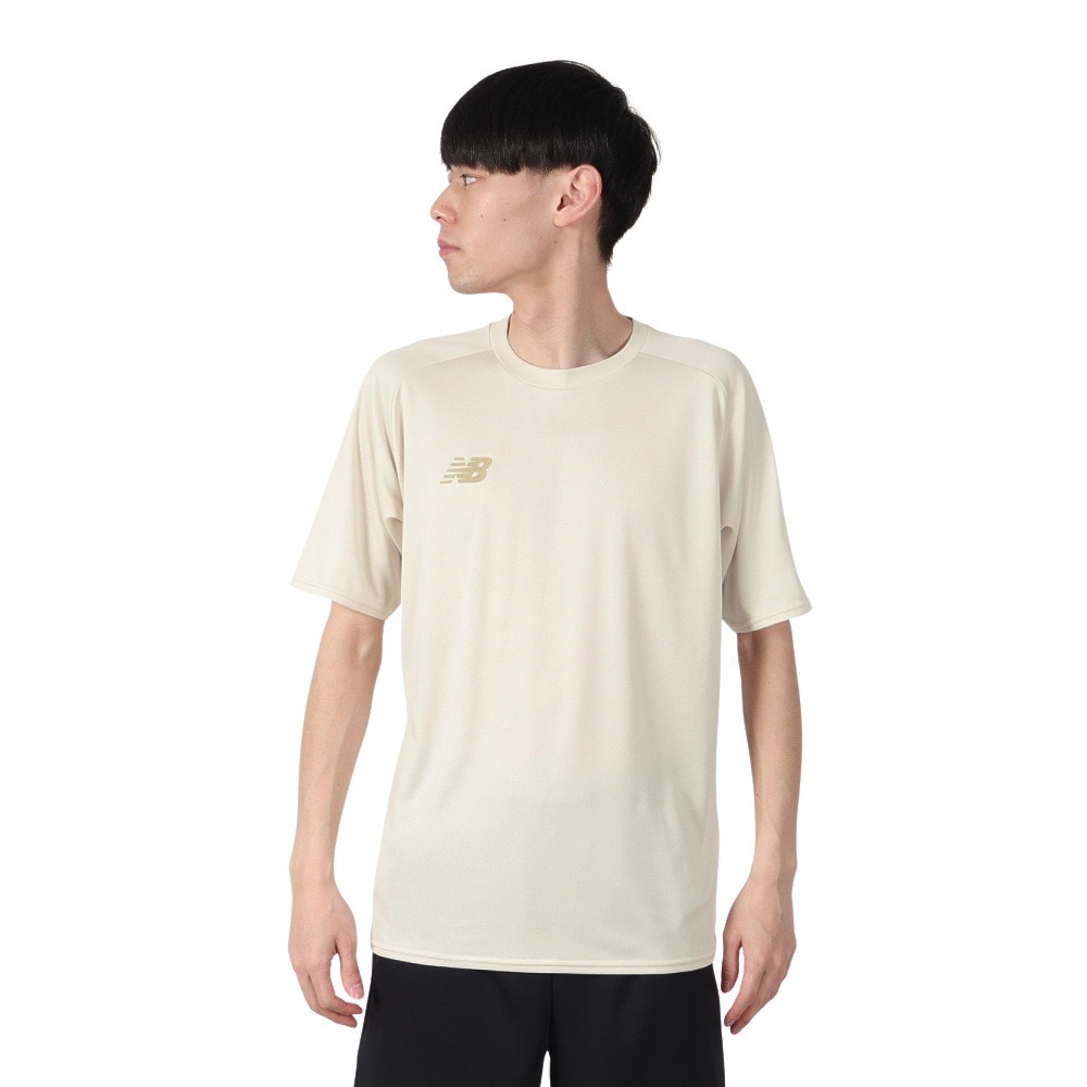 ニューバランス（new balance）（メンズ）テニスウェア BO半袖Tシャツ AMT55211LIN